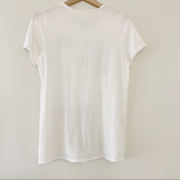 Chaser Thank You Wine Tee in White - Picture 7 of 11